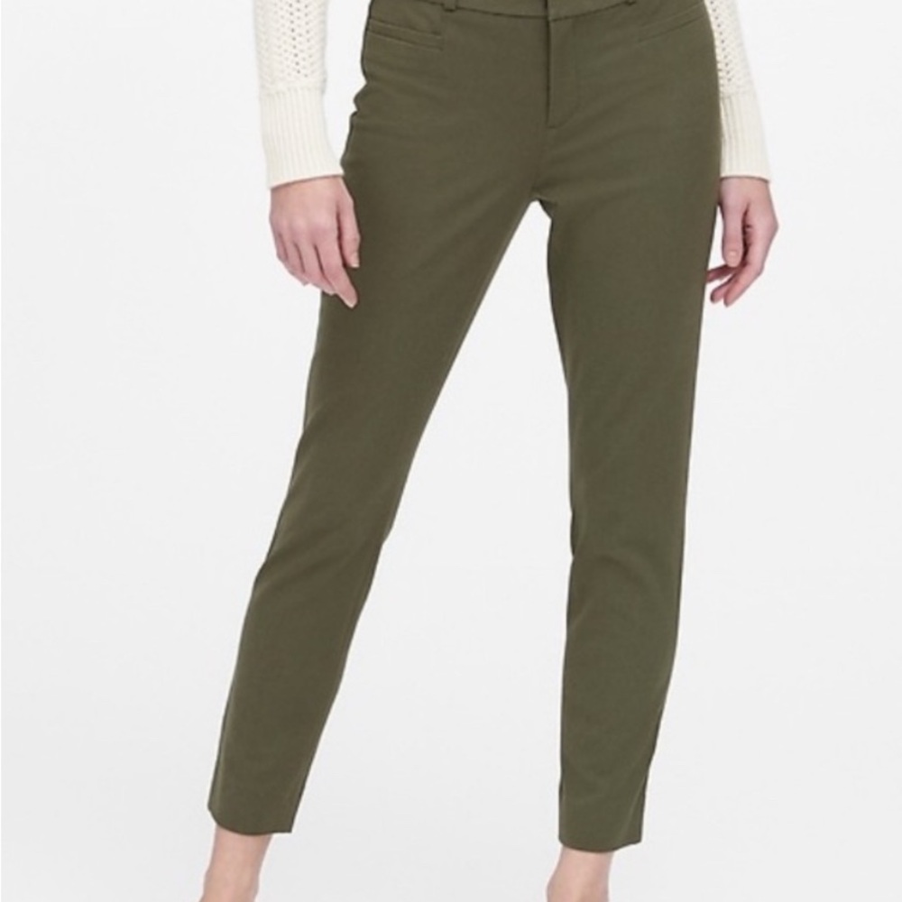 Banana Republic Olive Ankle Pants